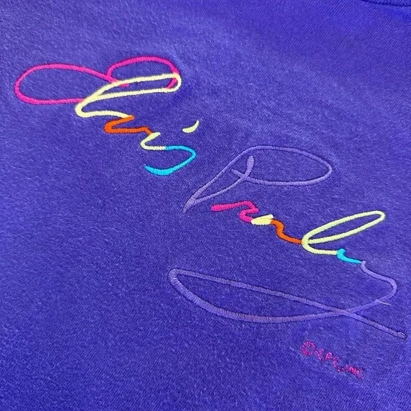 Vintage Elvis Presley T-Shirt Single Stitch Made in USA Embroidered Tee - Picture 2 of 5